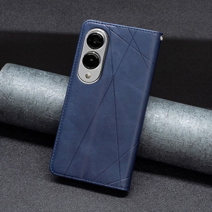 Чехол UniCase Geometric Pattern для Samsung Galaxy S25 Edge (S937) - Blue: фото 4 из 11