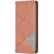 Чехол-книжка с кармашками UniCase Geometric Pattern для Xiaomi 15T - Brown (391029Z). Фото 2 из 8