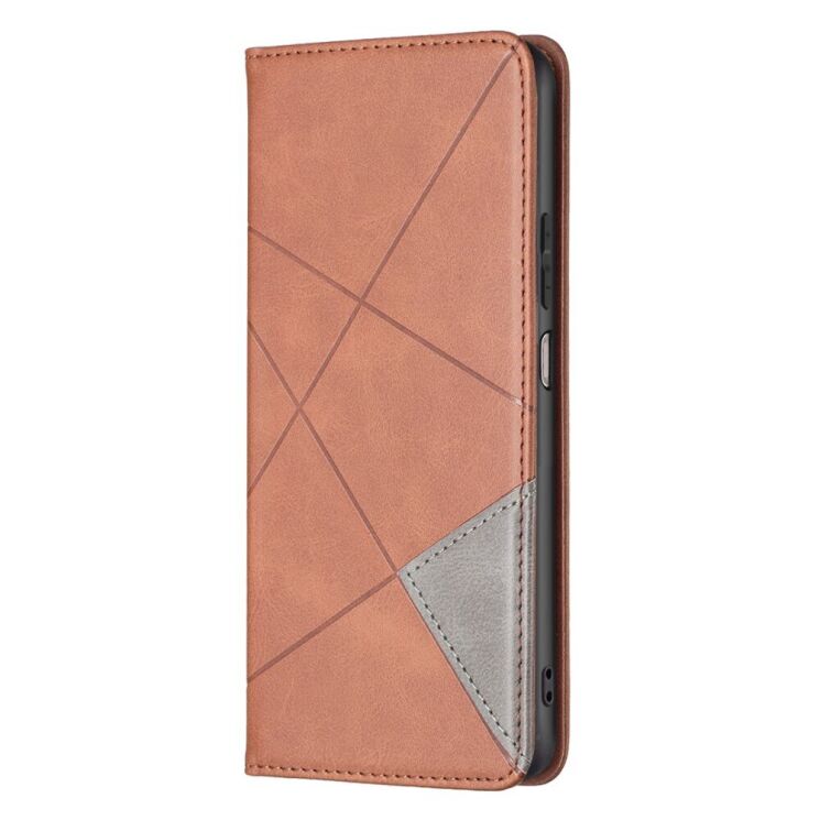 Чехол UniCase Geometric Pattern для Xiaomi Redmi Note 11 / 11s - Coffee: фото 2 из 7