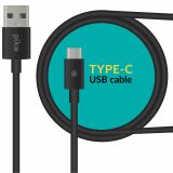 Дата-кабель Piko CB-UT10 Type-C (0.2m) - Black (895357B)