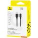 Кабель Baseus Silky Series USB to Lightning (2.4A, 1m) P1037770 - Black (982823B). Фото 4 из 17