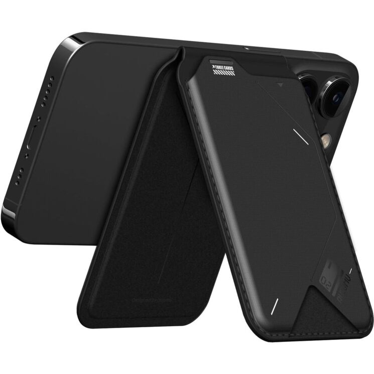Кардхолдер AULUMU G02 Magnetic Flip Wallet & Stand - Black (982451B) Кардхолдер AULUMU G02 Magnetic Flip Wallet & Stand - Black: фото 8 из 15