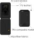 Кардхолдер AULUMU G02 Magnetic Flip Wallet & Stand - Black (982451B). Фото 15 из 15