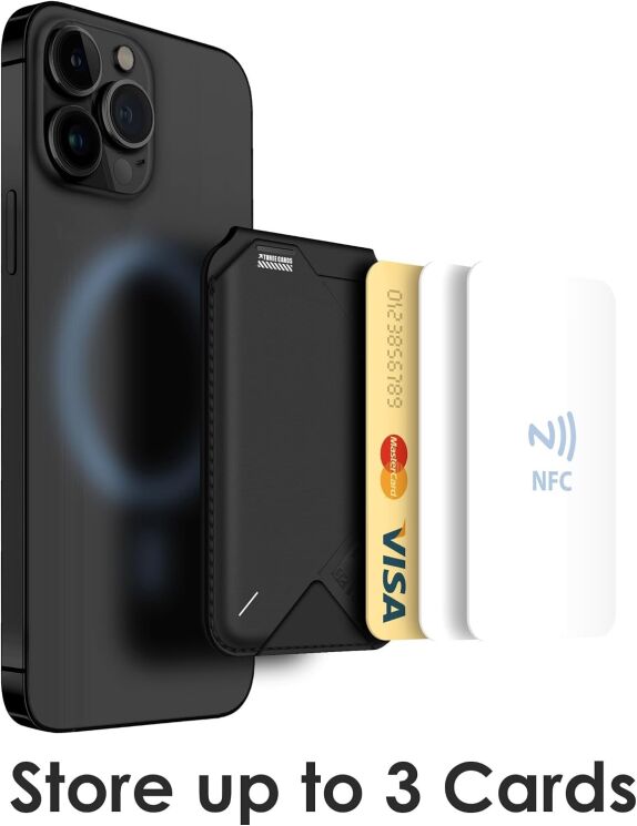 Кардхолдер AULUMU G02 Magnetic Flip Wallet & Stand - Black (982451B) Кардхолдер AULUMU G02 Magnetic Flip Wallet & Stand - Black: фото 14 из 15