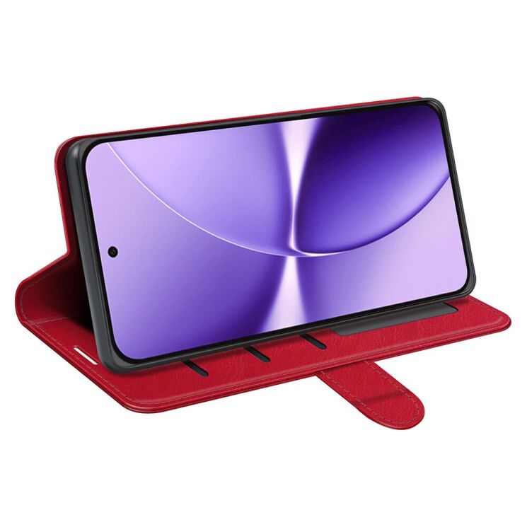 Класичний чохол-книжка Deexe Wallet Style для Xiaomi Poco X8 Pro Max - Red: фото 3 з 6