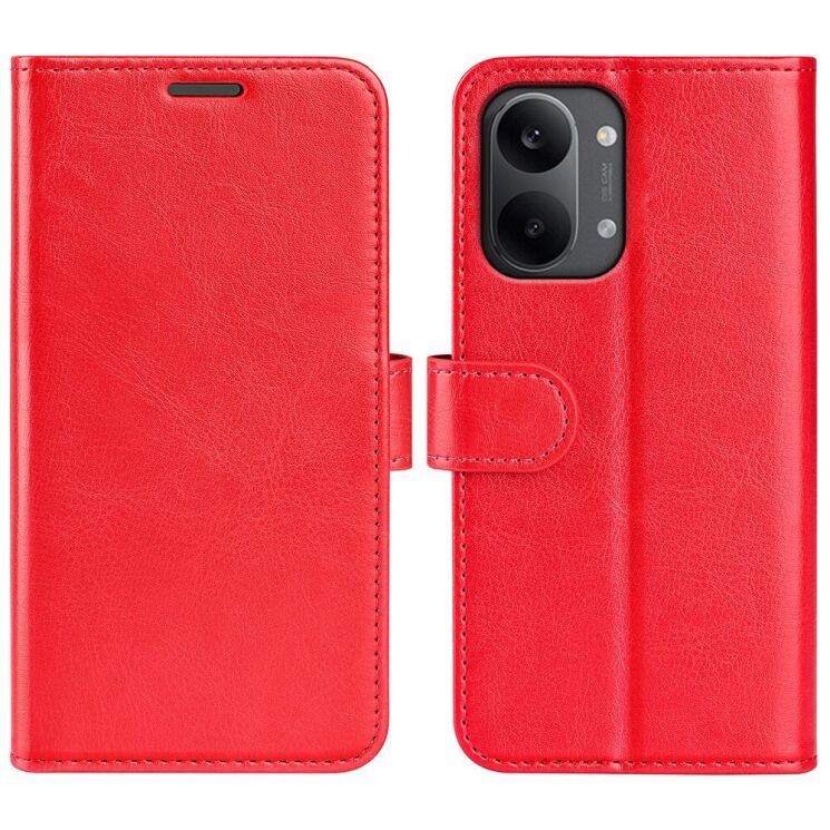 Класичний чохол-книжка Deexe Wallet Style для Xiaomi Poco X8 Pro Max - Red: фото 1 з 6