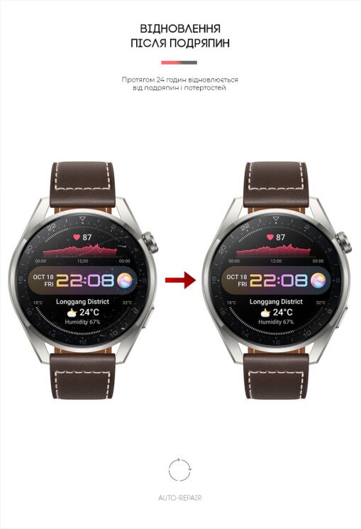 Комплект плівок (6шт) ArmorStandart Watch Film для Huawei Watch 3 Pro: фото 3 з 4