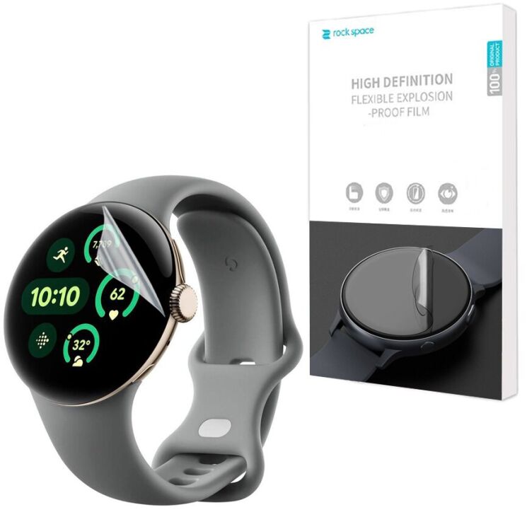 Комплект пленок (6шт) RockSpace Watch Film для Google Pixel Watch 3 (41mm): фото 1 из 6