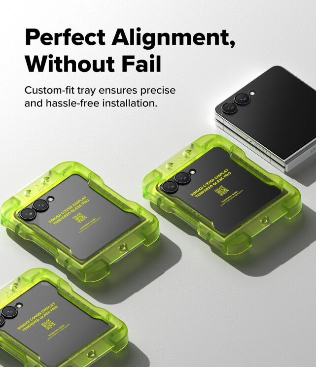 Комплект защитных стекол (2шт) Ringke Cover Display Tempered Glass Pro для Samsung Galaxy Flip 8 (8800328819412) (423542) Комплект защитных стекол (2шт) Ringke Cover Display Tempered Glass Pro для Samsung Galaxy Flip 8 (8800328819412): фото 6 из 20