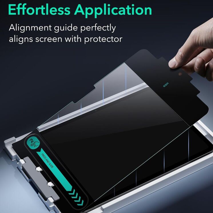 Комплект захисних стекол ESR Armorite Screen Protector для Apple iPad Pro 11 (2024): фото 8 з 9