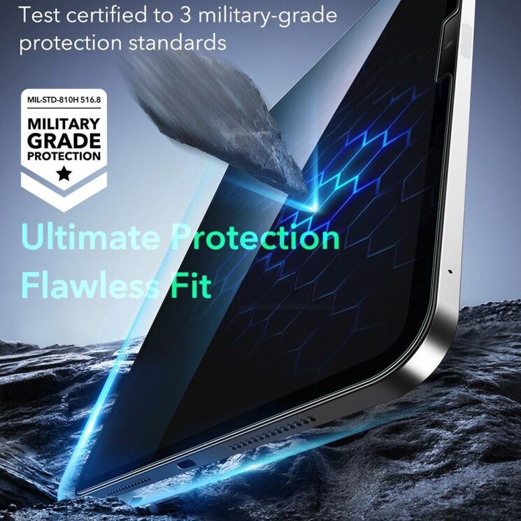 Комплект захисних стекол ESR Armorite Screen Protector для Apple iPad Pro 11 (2024): фото 3 з 9