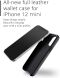 Кожаный чехол MUJJO Full Leather Wallet для Apple iPhone 12 mini - Black (253685B). Фото 2 из 9