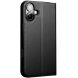 Кожаный чехол QIALINO Wallet Case для Apple iPhone 16 - Black (360739B). Фото 4 из 11