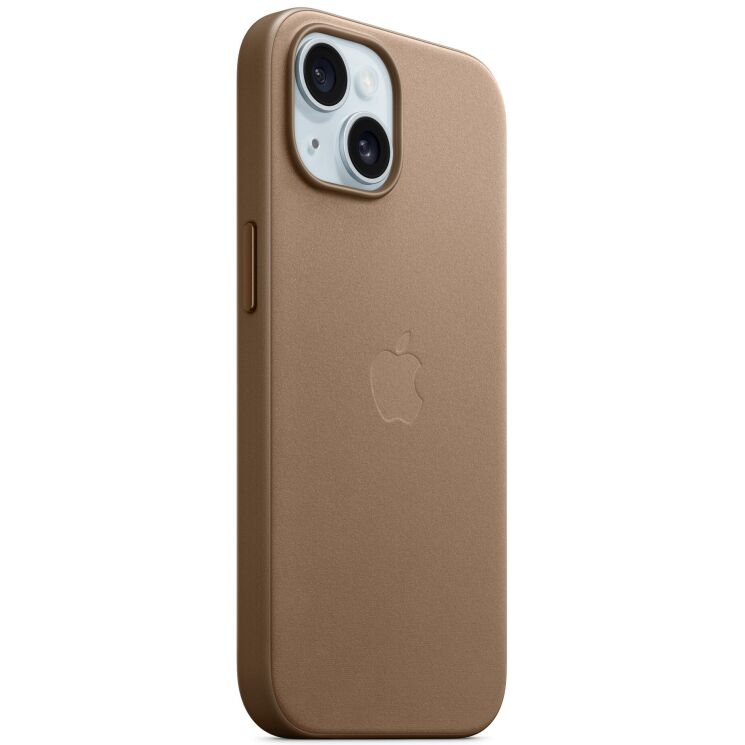 Оригінальний чохол FineWoven MagSafe для Apple iPhone 15 - Taupe: фото 3 з 4