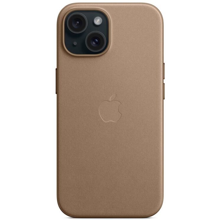 Оригінальний чохол FineWoven MagSafe для Apple iPhone 15 - Taupe: фото 2 з 4