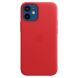 Оригинальный чехол MagSafe Leather Case для Apple iPhone 12 mini (MHK73ZE/A) - Red (253693R). Фото 1 из 7