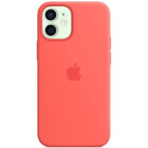 Оригинальный чехол MagSafe Silicone Case для Apple iPhone 12 Mini (MHKP3) - Pink Citrus: фото 1 из 7