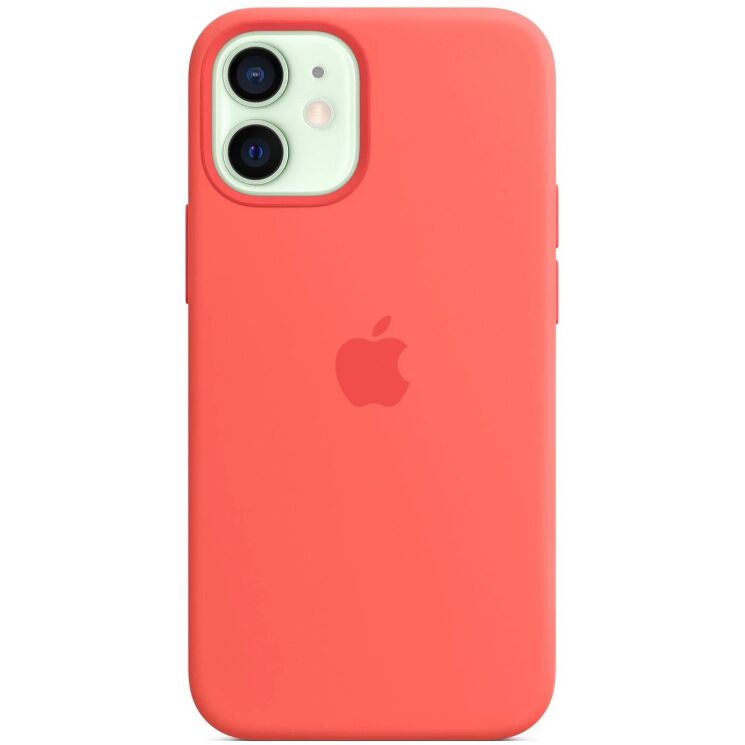 Оригинальный чехол MagSafe Silicone Case для Apple iPhone 12 Mini (MHKP3) - Pink Citrus: фото 1 из 7