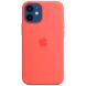 Оригинальный чехол MagSafe Silicone Case для Apple iPhone 12 Mini (MHKP3) - Pink Citrus (260158P). Фото 5 из 7