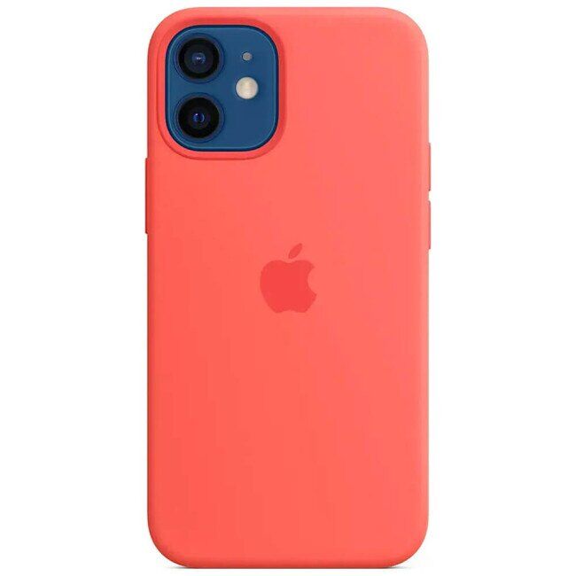 Оригинальный чехол MagSafe Silicone Case для Apple iPhone 12 Mini (MHKP3) - Pink Citrus: фото 5 из 7