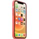 Оригинальный чехол MagSafe Silicone Case для Apple iPhone 12 Mini (MHKP3) - Pink Citrus (260158P). Фото 6 из 7