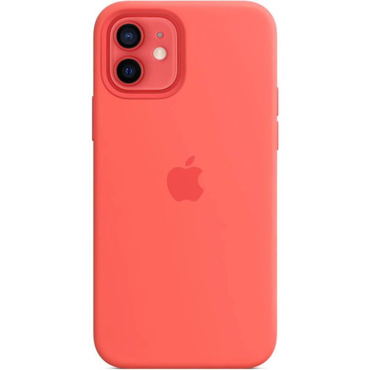 Оригинальный чехол MagSafe Silicone Case для Apple iPhone 12 Mini (MHKP3) - Pink Citrus: фото 2 из 7