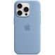 Оригинальный чехол Silicone Case with MagSafe для Apple iPhone 15 Pro (MT1L3) - Winter Blue (339593WL). Фото 3 из 5