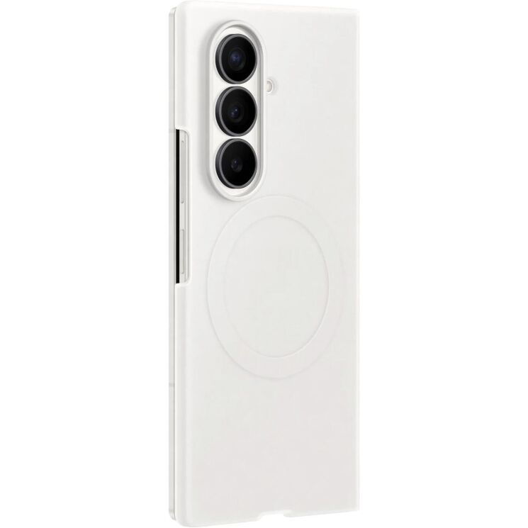 Оригінальний чохол Silicone Magnet Case для Samsung Galaxy Fold 8 Ultra (EF-EF976CWEGUA) - White: фото 3 з 5