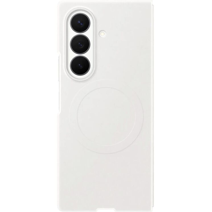 Оригінальний чохол Silicone Magnet Case для Samsung Galaxy Fold 8 Ultra (EF-EF976CWEGUA) - White: фото 2 з 5