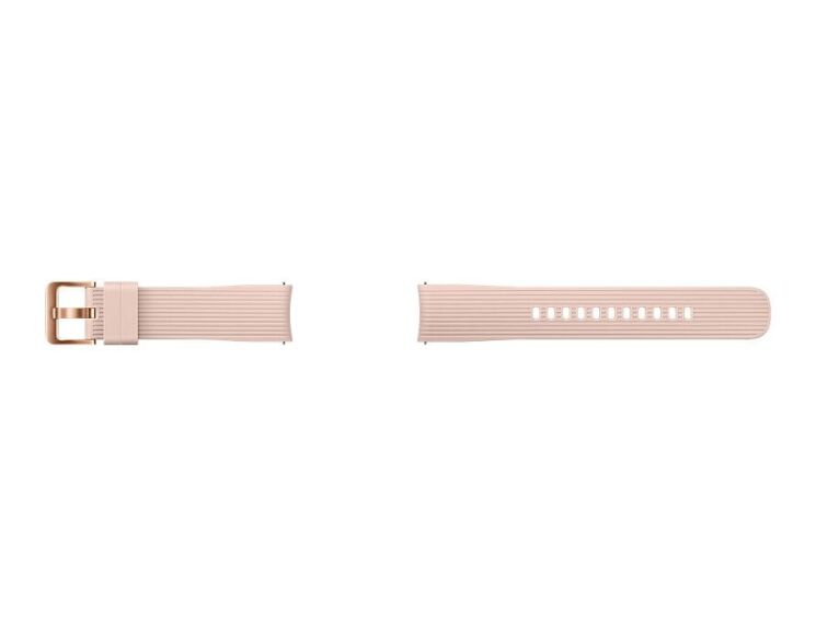 Оригинальный ремешок Silicon Strap для Samsung Galaxy Watch 42mm / Watch 3 41mm / Active 2 / Active (ET-YSU81MPEGRU) Техническая упаковка - Pink: фото 2 из 2