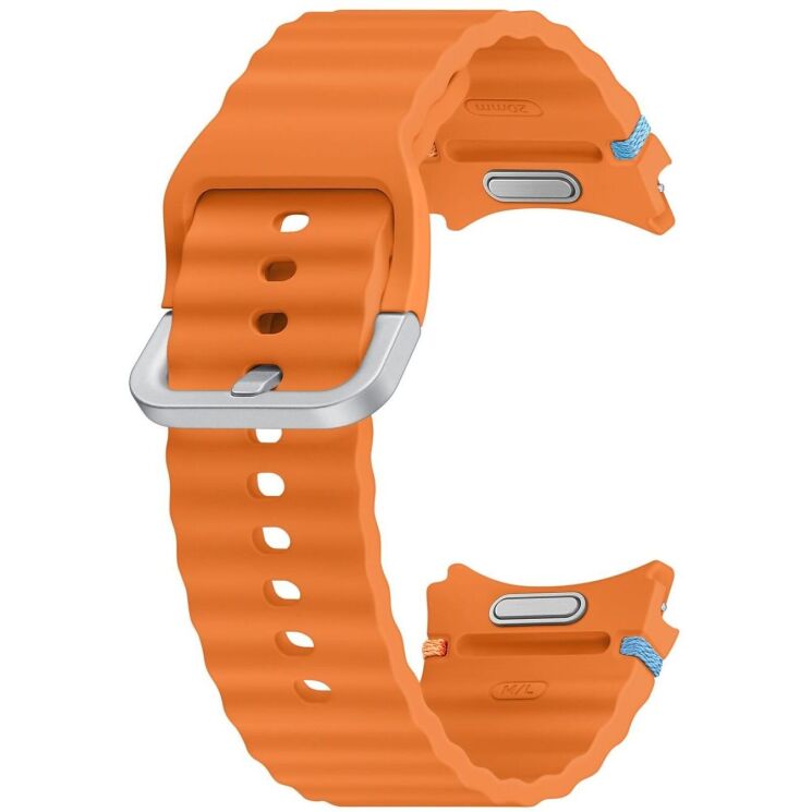 Оригинальный ремешок Sport Band (M/L) для Samsung Galaxy Watch 4 / 4 Classic / 5 / 5 Pro / 6 / 6 Classic / 7 / FE (ET-SNL31LOEGEU) - Orange: фото 1 из 3
