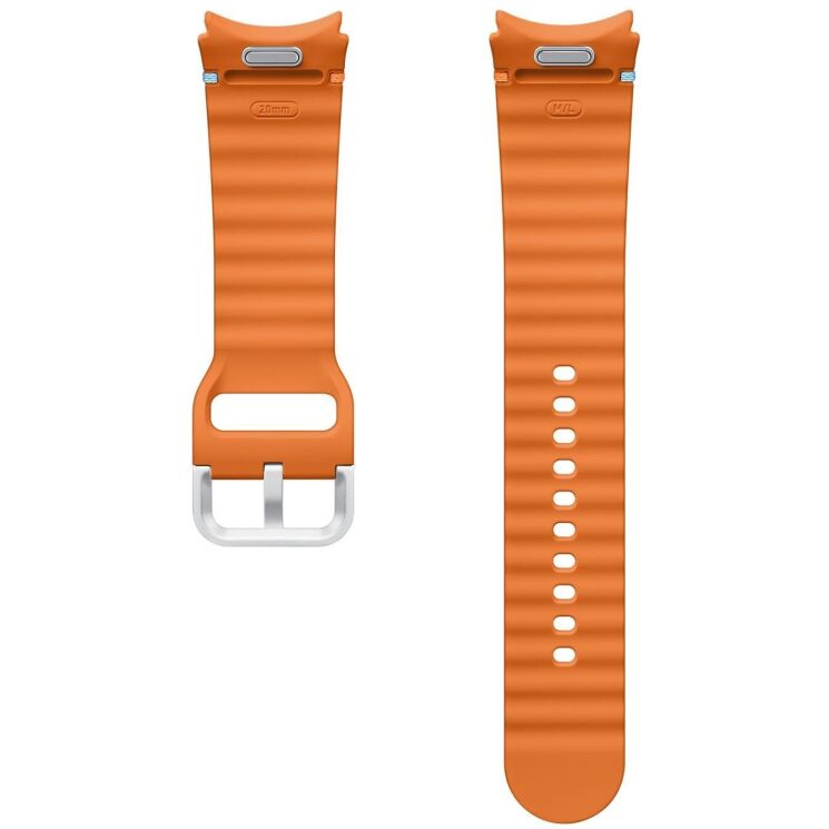 Оригинальный ремешок Sport Band (M/L) для Samsung Galaxy Watch 4 / 4 Classic / 5 / 5 Pro / 6 / 6 Classic / 7 / FE (ET-SNL31LOEGEU) - Orange: фото 3 из 3