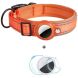 Ошейник Deexe Track Collar для собак с чехлом Apple AirTag / AirTags 2 - Orange (274034O). Фото 1 из 9