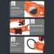Ошейник Deexe Track Collar для собак с чехлом Apple AirTag / AirTags 2 - Orange (274034O). Фото 7 из 9