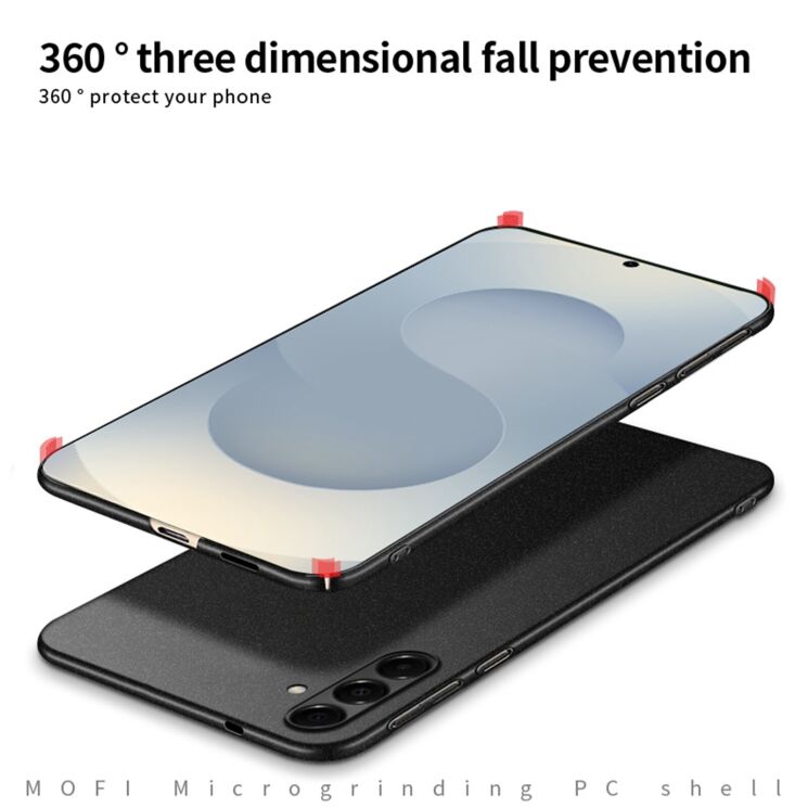Пластиковый чехол MOFI Matte Series для Samsung Galaxy S26 (S942) - Black: фото 7 из 9