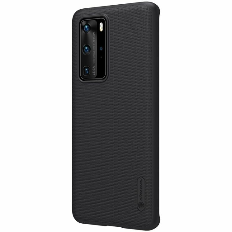 Пластиковый чехол NILLKIN Frosted Shield для Huawei P40 Pro - Black: фото 3 из 18