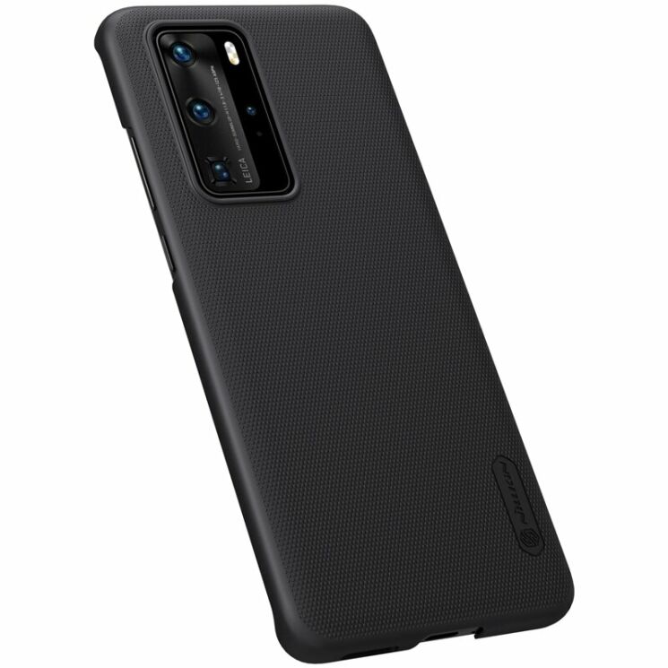 Пластиковый чехол NILLKIN Frosted Shield для Huawei P40 Pro - Black: фото 6 из 18