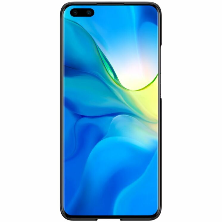 Пластиковый чехол NILLKIN Frosted Shield для Huawei P40 Pro - Black: фото 2 из 18
