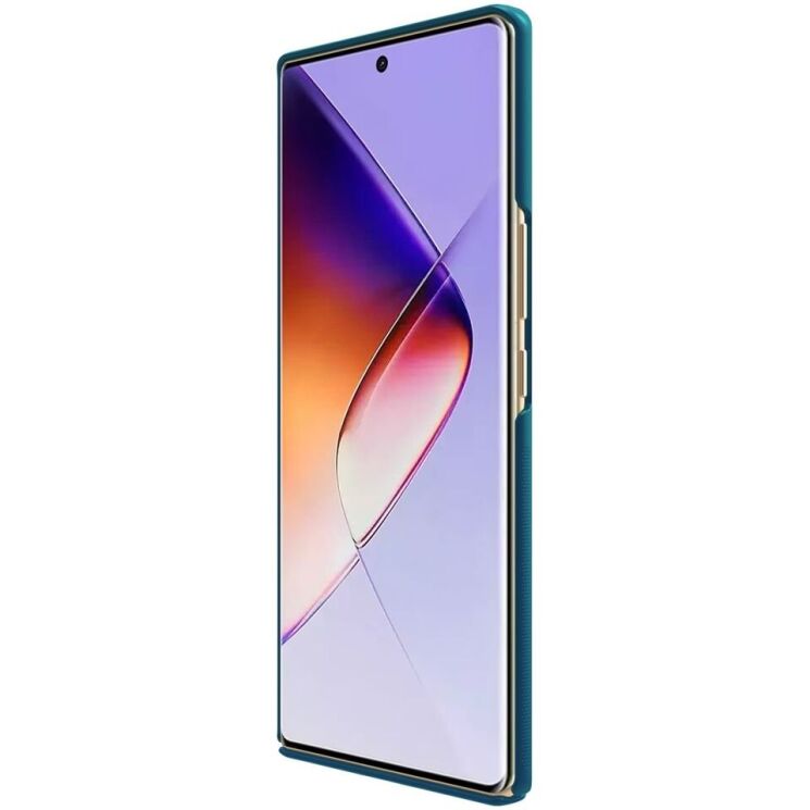 Пластиковий чохол NILLKIN Frosted Shield для Infinix Note 40 Pro - Blue: фото 5 з 17