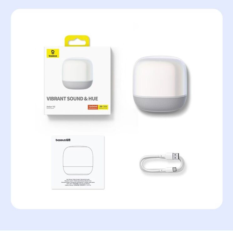 Портативна акустика Baseus AeQur V2 (A20050500211-00) - White: фото 22 з 22