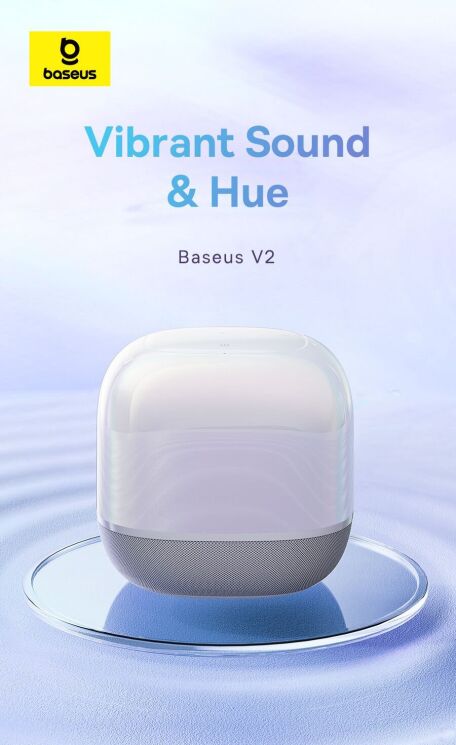 Портативна акустика Baseus AeQur V2 (A20050500211-00) - White: фото 8 з 22