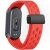 Ремінець Deexe Astra Strap для Xiaomi Mi Smart Band 8 / 9 - Red: фото 1 з 9