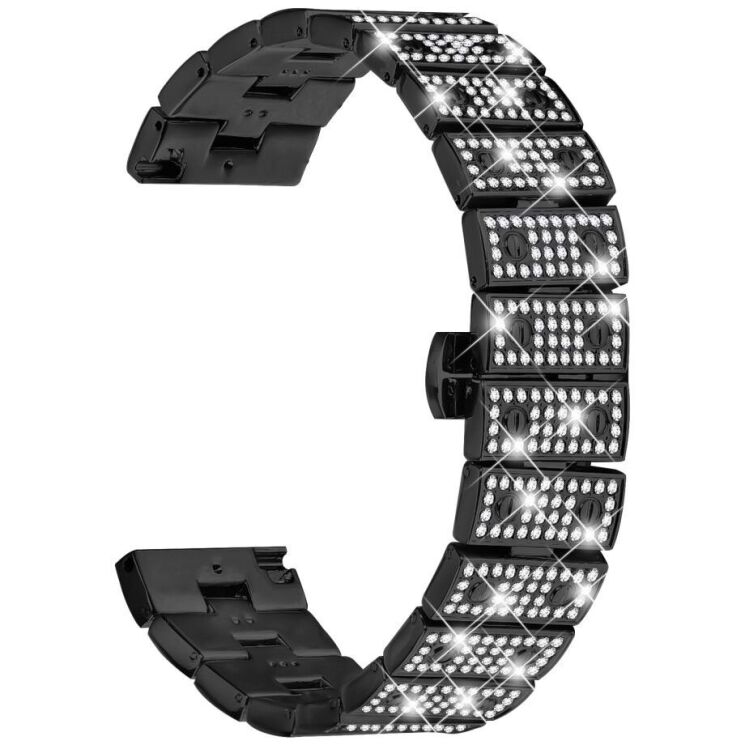 Ремешок Deexe Brilliance Band для часов с шириной крепления 22мм - Black: фото 1 из 6