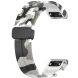Ремешок Deexe Camo Silicone для часов с шириной крепления 22мм - White (271420W). Фото 3 из 10