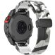Ремешок Deexe Camo Silicone для часов с шириной крепления 22мм - White (271420W). Фото 2 из 10