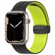 Ремінець Deexe Color Soft Line для Apple Watch 46 / 45 / 44 / SE 44 / 42 (Series 1-3) / Ultra / Ultra 2 / Ultra 3 - Black / Green (251886BG). Фото 5 з 7