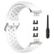 Ремешок Deexe Dot Style для Huawei Watch Fit - White (258711W). Фото 4 из 5