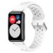 Ремешок Deexe Dot Style для Huawei Watch Fit - White (258711W). Фото 1 из 5