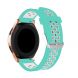 Ремешок Deexe Dual Color для Samsung Galaxy Watch 42mm / Watch 3 41mm - Cyan/White (116903CW). Фото 2 из 4