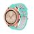 Ремешок Deexe Dual Color для Samsung Galaxy Watch 42mm / Watch 3 41mm - Cyan/White: фото 1 из 4
